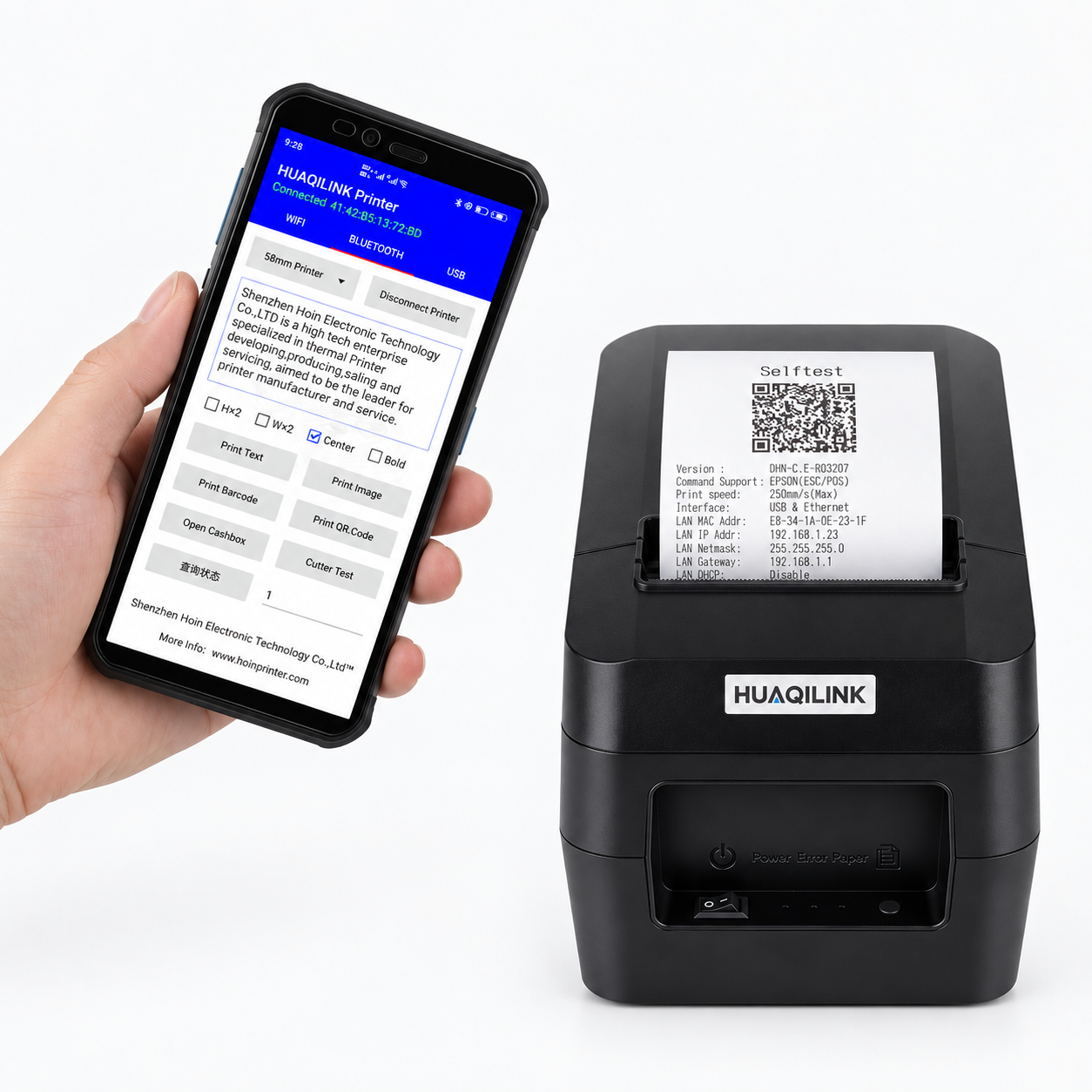 HQL-E803 wireless printing view