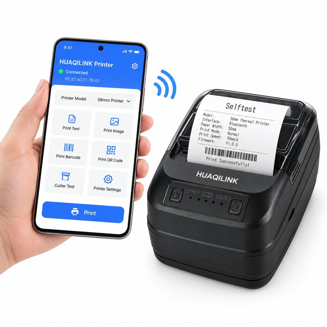 HQL-HL200 Bluetooth printing