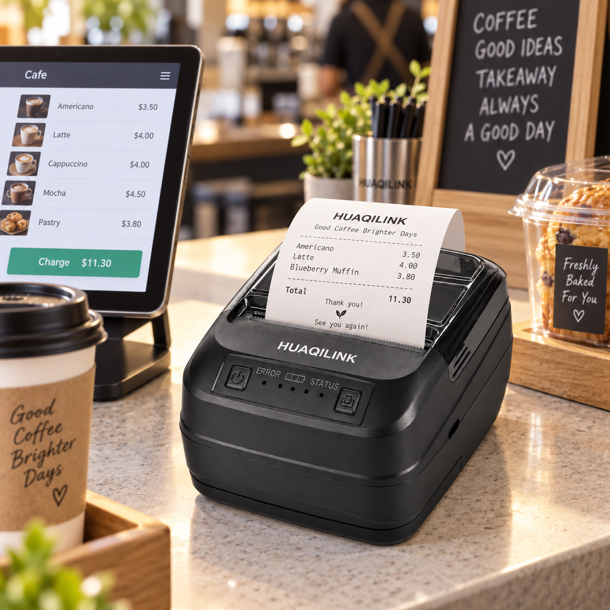 HQL-HL200 cafe POS printing