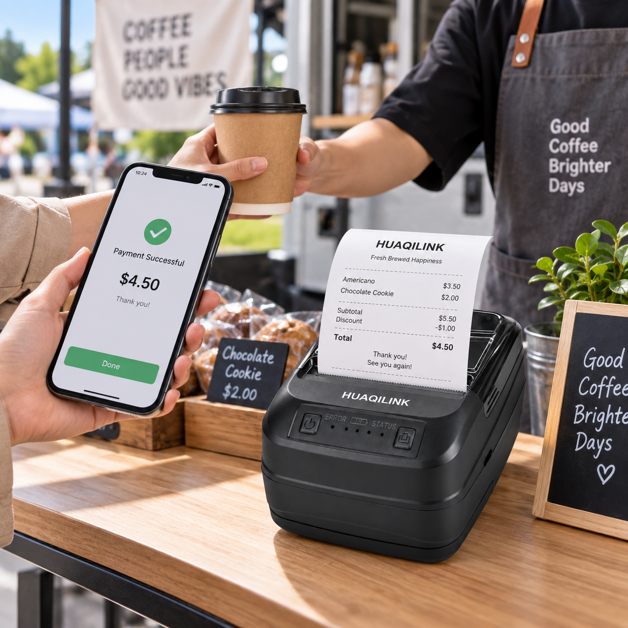 HQL-HL200 mobile POS printing
