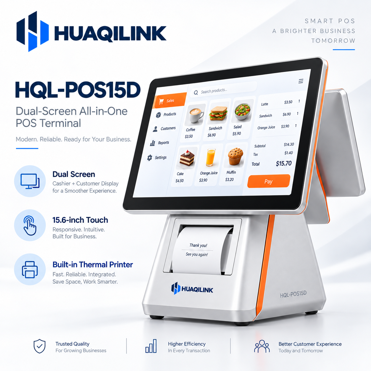 HQL-POS15D feature overview
