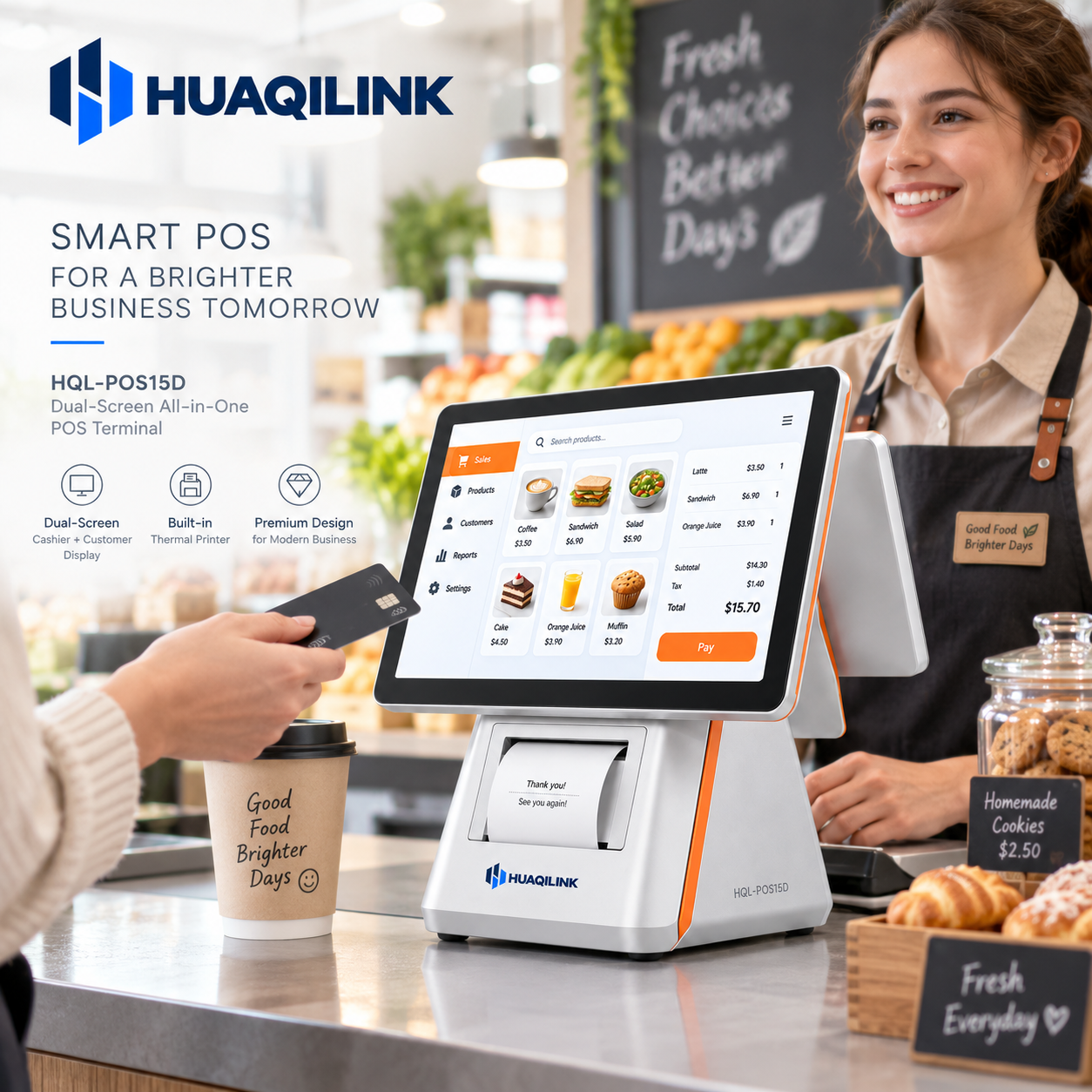 HQL-POS15D retail checkout application